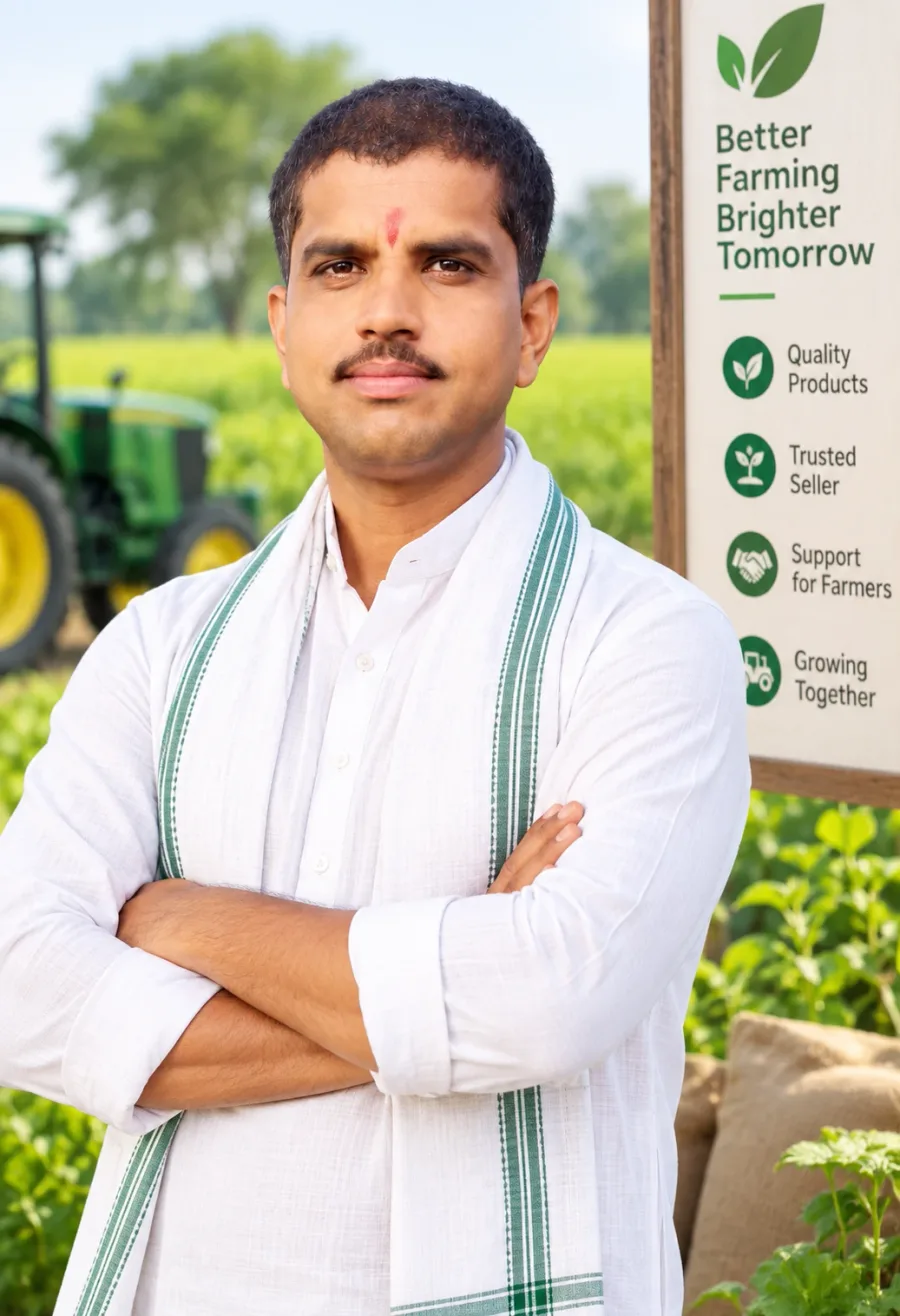 A. P. Thakor, owner and manager of Parth Agriculture Bioplantec